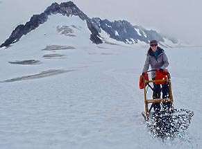 Mushing your own dogsled in Alaska tour.